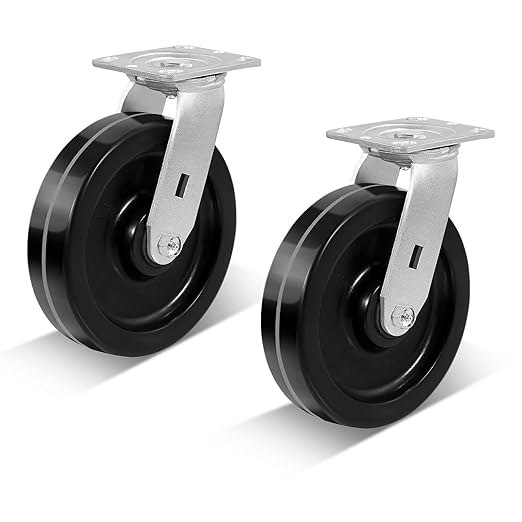 Heavy Duty Industrial Casters with Phenolic Wheel 4x2,5x2,6x2,8x2