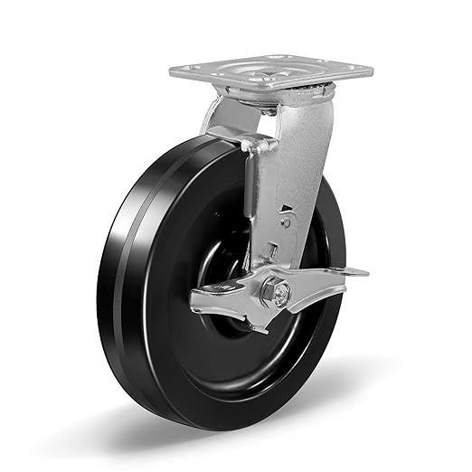 Heavy Duty Industrial Casters with Phenolic Wheel 4x2,5x2,6x2,8x2