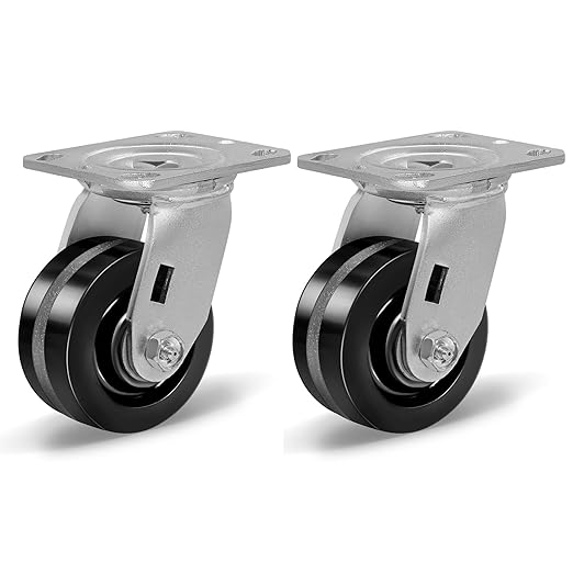 Heavy Duty Industrial Casters with Phenolic Wheel 4x2,5x2,6x2,8x2