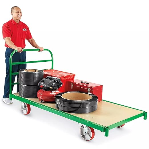 Polyurethane on Cast Iron Kingpinless Casters Red 6x2,8x2