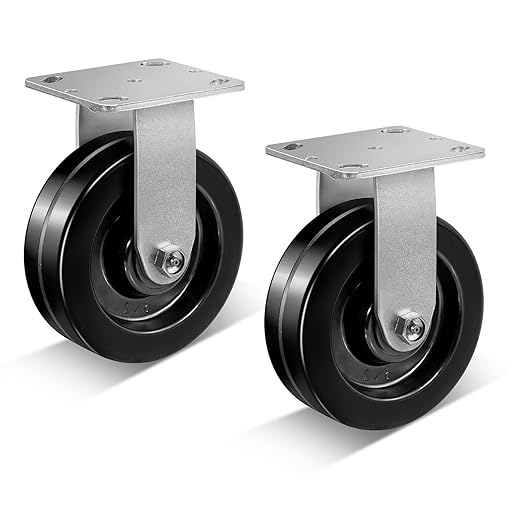 Heavy Duty Industrial Casters with Phenolic Wheel 4x2,5x2,6x2,8x2