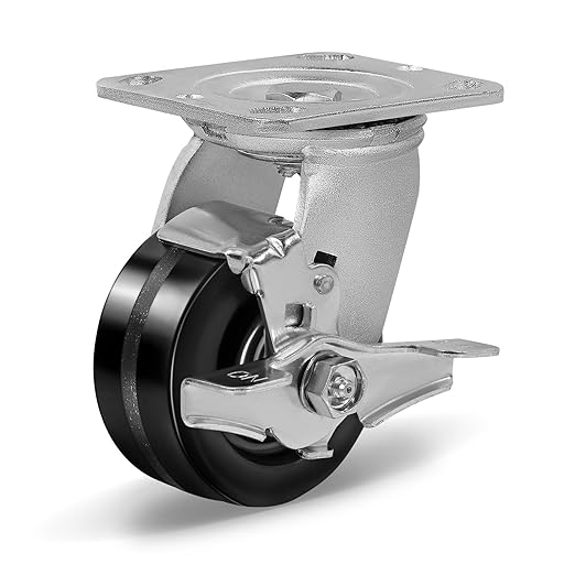 Heavy Duty Industrial Casters with Phenolic Wheel 4x2,5x2,6x2,8x2