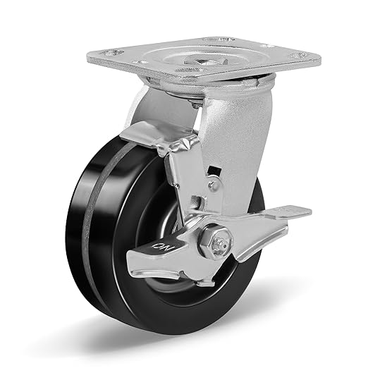 Heavy Duty Industrial Casters with Phenolic Wheel 4x2,5x2,6x2,8x2
