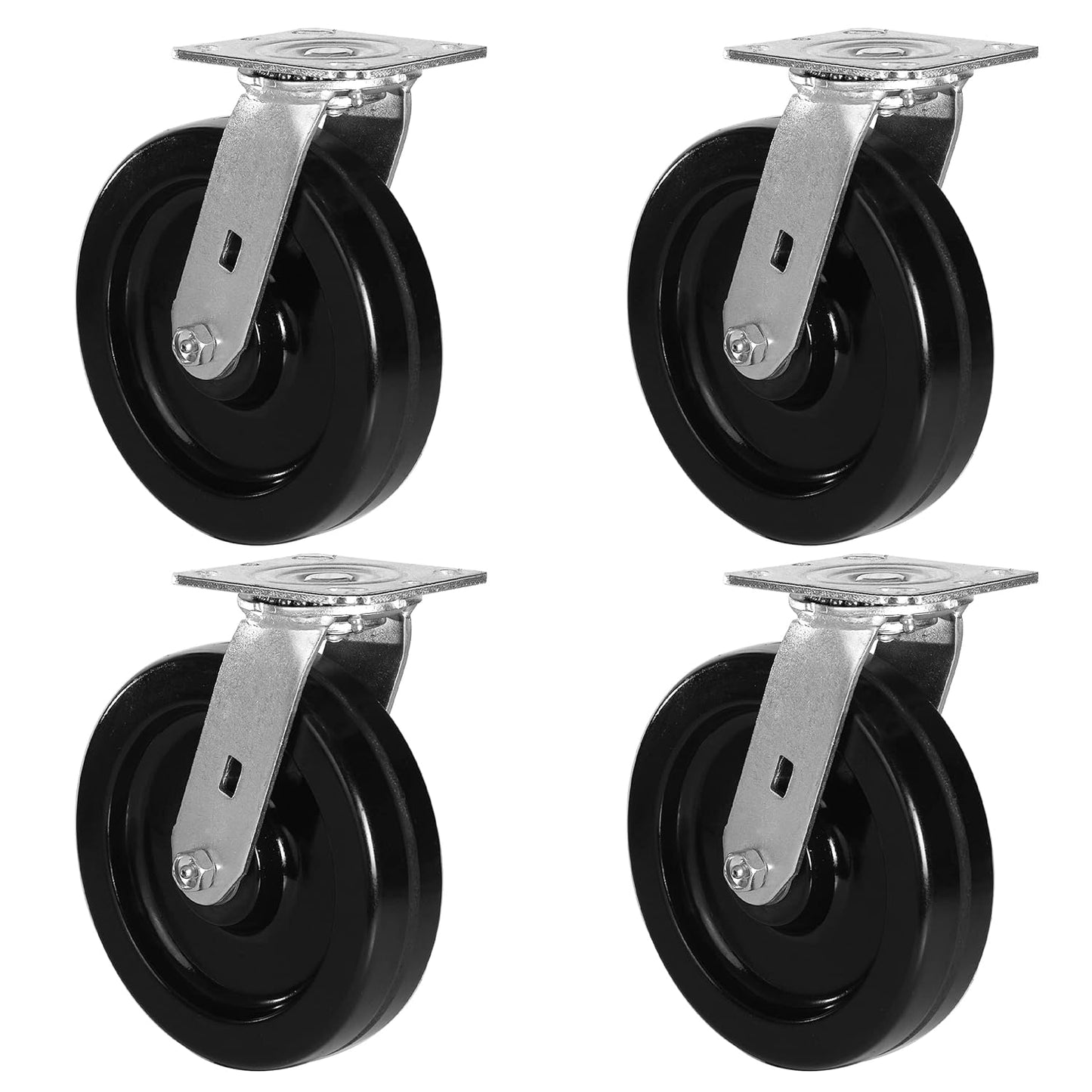Heavy Duty Industrial Casters with Phenolic Wheel 4x2,5x2,6x2,8x2