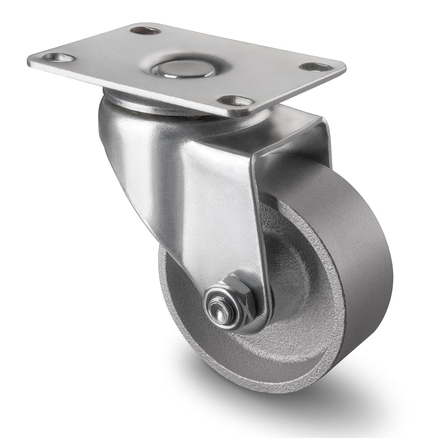 Heavy Duty Cast Iron Casters | 3x1.25, 4x1.25,5x1.25