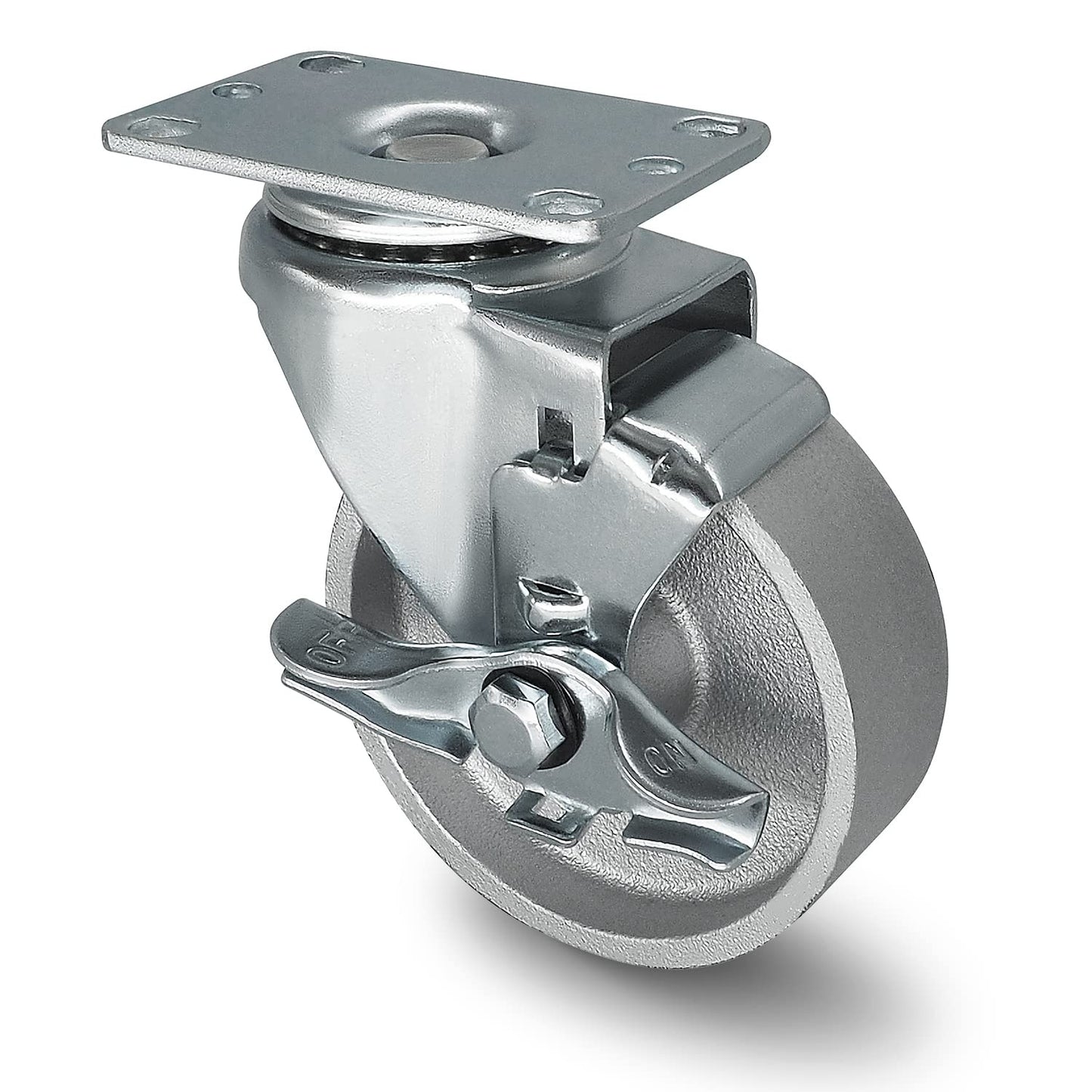 Heavy Duty Cast Iron Casters | 3x1.25, 4x1.25,5x1.25