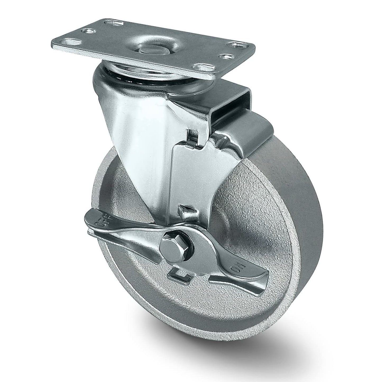 Heavy Duty Cast Iron Casters | 3x1.25, 4x1.25,5x1.25